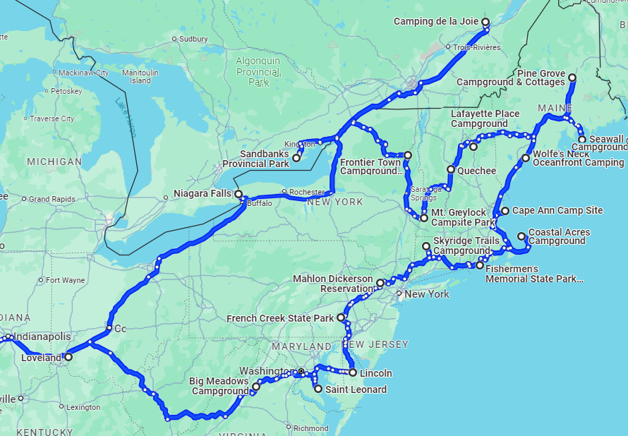 New England Epic Camping Trip 2024&nbsp;Begins